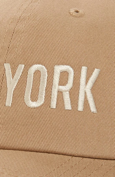American Needle New York Cotton Baseball Cap In Khaki