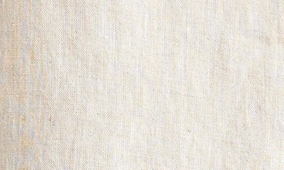 Bed Threads Long Sleeve Linen Button-up Shirt In Oat