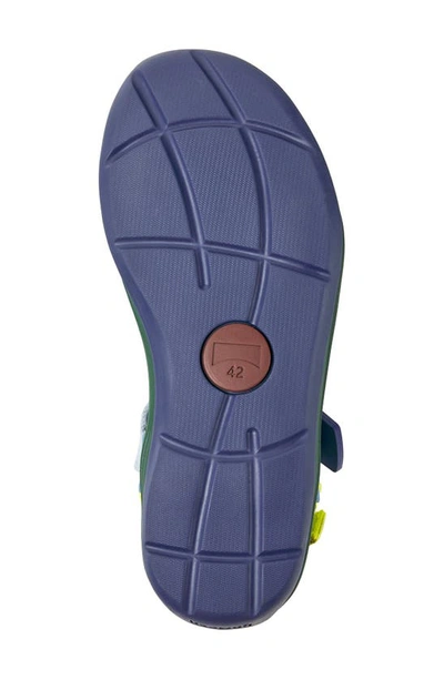 Shop Camper Match Sandal In Blue/ Green Multi