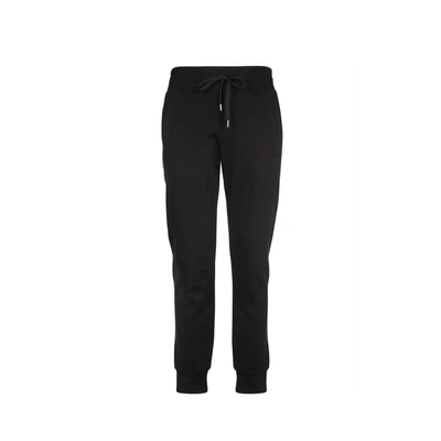 Shop Versace Jeans Couture Cotton Logo Sweatpants In Black