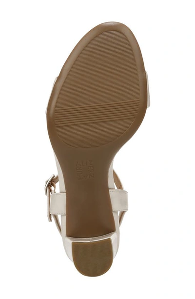 Naturalizer Bristol Ankle Strap Sandals In Satin Pearl Beige | ModeSens