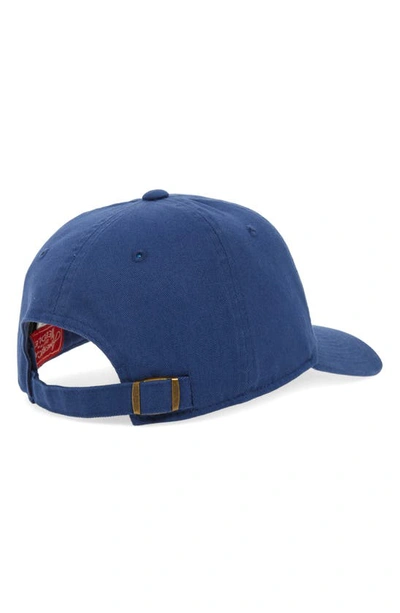 Shop American Needle Slouch London Embroidered Baseball Cap In Royal