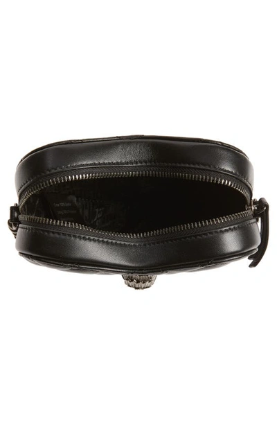 Kurt Geiger Kensington Heart-shaped Crossbody Bag In Black