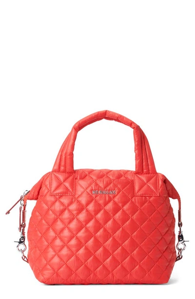 Shop Mz Wallace Small Sutton Deluxe Tote In Cherry