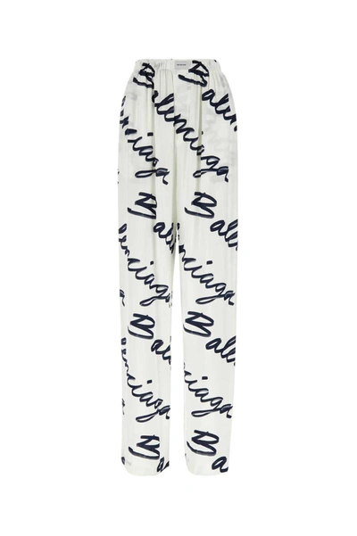 Shop Balenciaga Pants In Printed