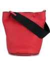 Marni Leather Shoulder Bag In Red