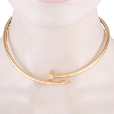 Shop Cartier Juste Un Clou 18k Yellow Gold Necklace