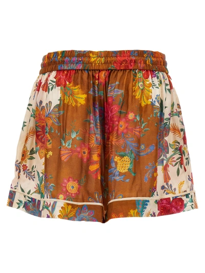 Shop Zimmermann Ginger Shorts Bermuda, Short Multicolor