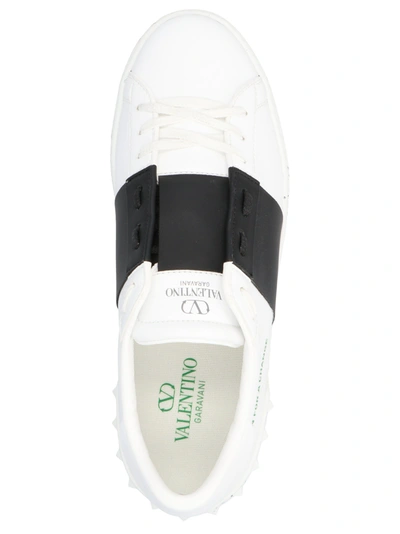 Shop Valentino Garavani Open For A Change Sneakers White/black