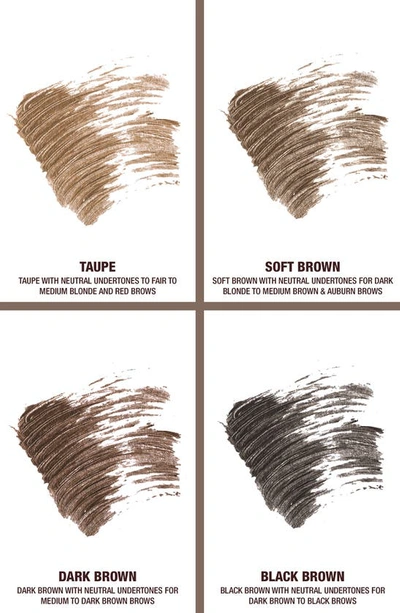 Shop Charlotte Tilbury Legendary Brows Micro-precision Tinted Brow Gel In Black Brown