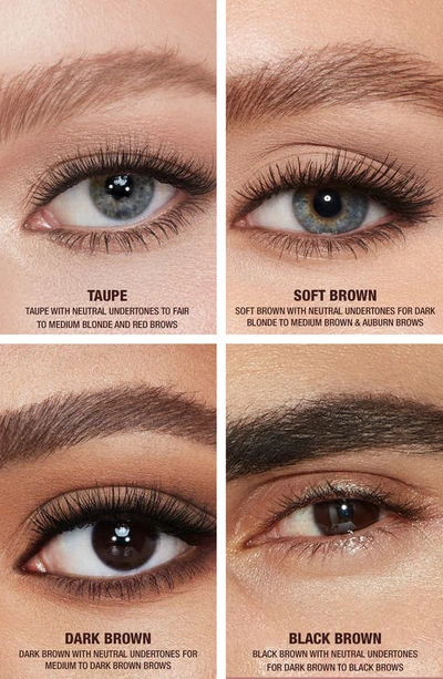 Charlotte Tilbury Legendary Brows Micro-precision Tinted Brow Gel In Black Brown