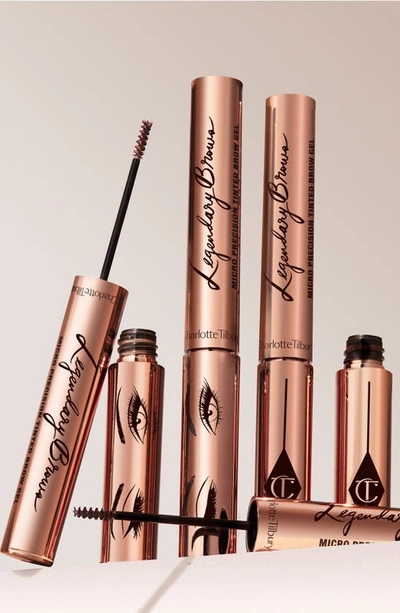 Shop Charlotte Tilbury Legendary Brows Micro-precision Tinted Brow Gel In Black Brown