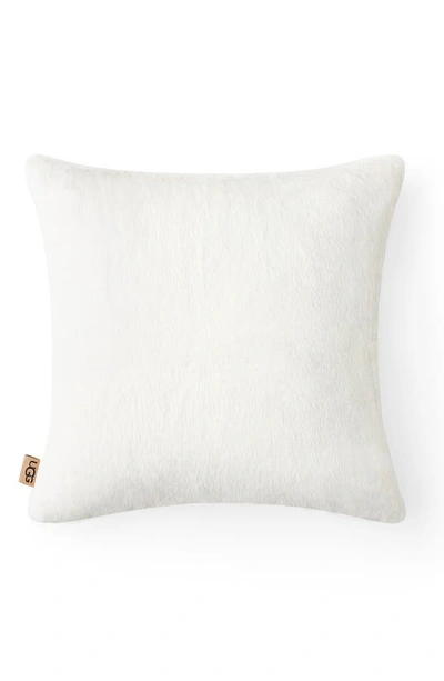 Shop Ugg Lanai Faux Fur Pillow In Snow