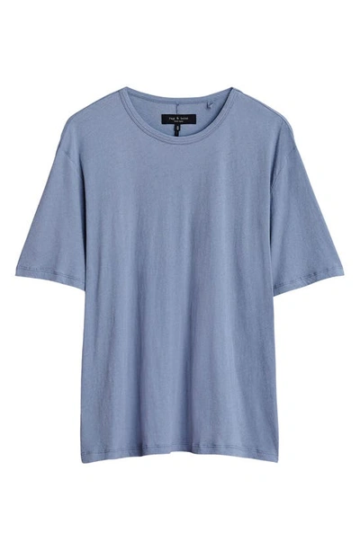 Shop Rag & Bone Classic Crewneck T-shirt In Workwear Blue