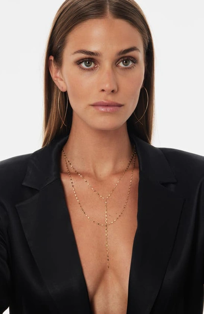 Lana Jewelry Blake Lariat Necklace In Gray