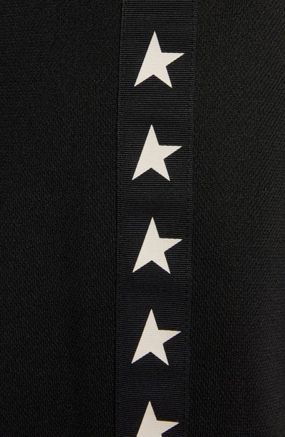 Shop Golden Goose Dorotea Star Collection Logo Track Pants In Black/ White