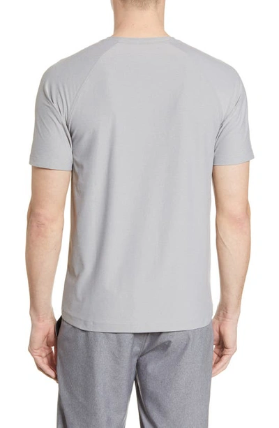 Shop Rhone Athletic Short Sleeve T-shirt In Light Grey Heather