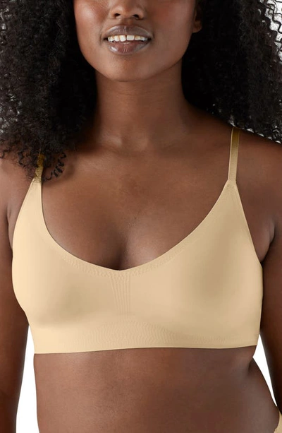 True & Co. True Body Triangle Convertible Strap Bralette In Desert