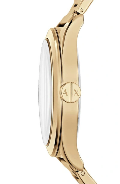 Armani Exchange Bracelet Watch, 44mm In Gold/ Gold