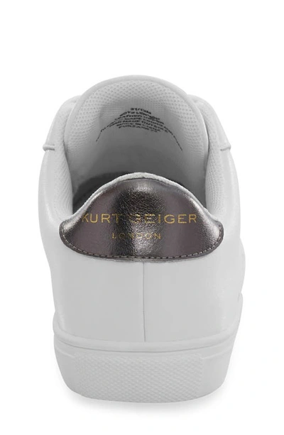 Shop Kurt Geiger Lane Stripe Sneaker In Gray