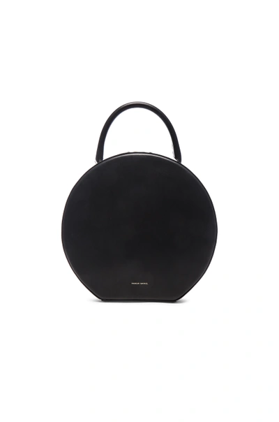 Shop Mansur Gavriel Circle Bag In Black