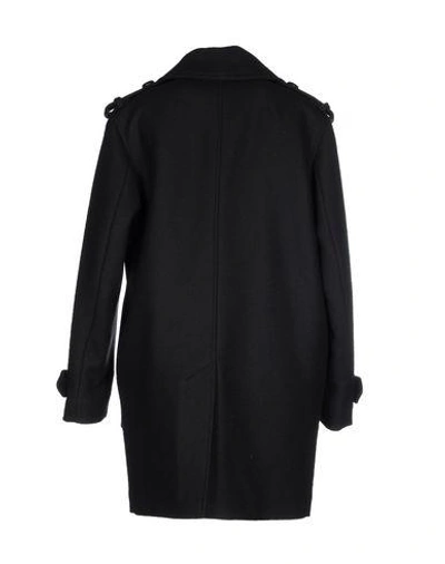 Shop Isabel Marant Coats In Dark Blue