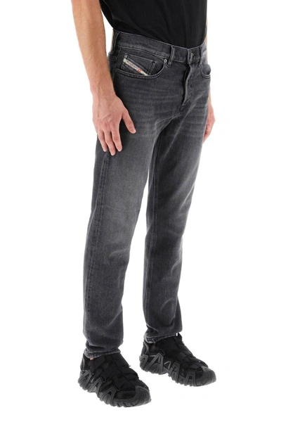Shop Diesel D-finitive Tapered Jeans In Multicolor