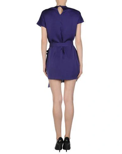 Shop Vionnet Short Dresses In Purple