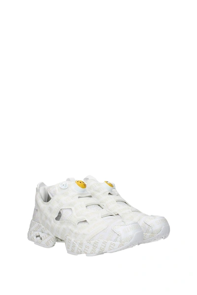 Vetements White Reebok Classics Edition Logo Emoji Instapump Fury Sneakers  | ModeSens