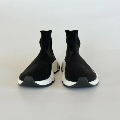 Pre-owned Balenciaga Black Speed Sneakers, Eu34
