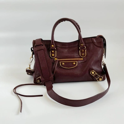 Balenciaga maroon clearance