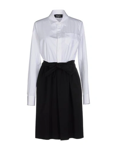 Dsquared2 Shirt Dress In White