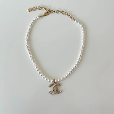 Pre-owned Chanel Short Pearl Necklace