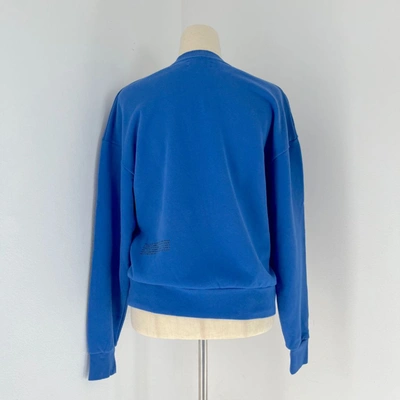 Pre-owned Pangaia Blue Sweater With Planet Patch