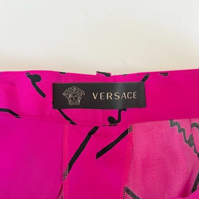 Pre-owned Versace Hot Pink Shorts
