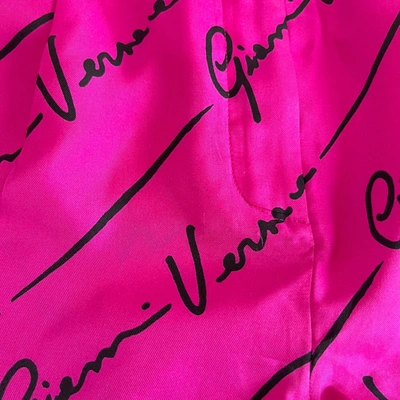 Pre-owned Versace Hot Pink Shorts