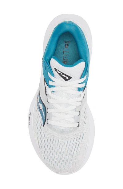 Shop Saucony Ride 16 Running Shoe In White/ Ink