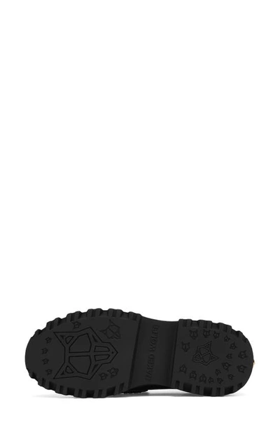 Shop Naked Wolfe Flawed Platform Loafer In Black-box Leather
