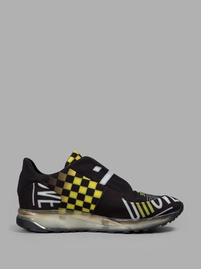 Shop Maison Margiela Multicolor Digital Printed Sneakers