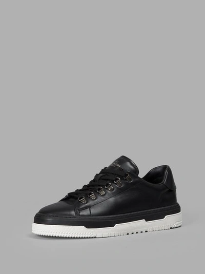 Valentino Garavani Black Leather Hiking Sneakers