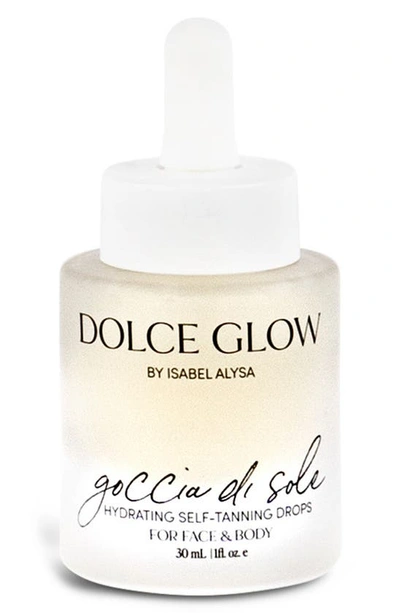 Dolce Glow By Isabel Alysa Goccia Di Sole Hydrating Self-tanning Serum Drops For Face & Body