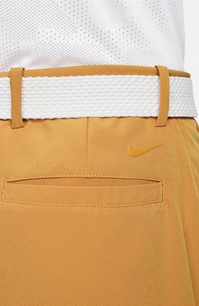 Shop Nike Dri-fit Flat Front Golf Shorts In Monarch/ Monarch