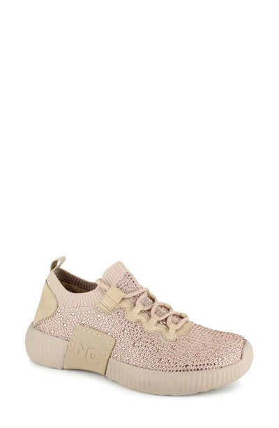 Shop National Comfort Kaycey Decorative Water Resistant Sneaker In Natural Nude