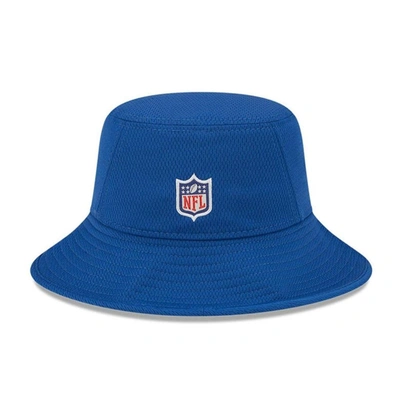 Shop New Era Royal Indianapolis Colts 2023 Nfl Training Camp Stretch Bucket Hat