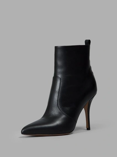 Valentino Garavani Black Rockstud 110 Leather Ankle Boots