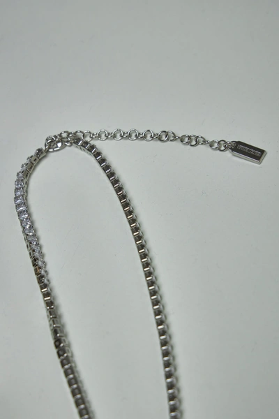 Shop Vetements Crystal Heart Necklace