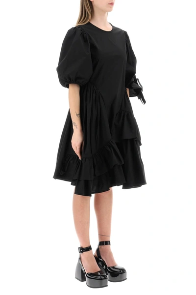 Shop Cecilie Bahnsen 'danita' Poplin Cotton Dress