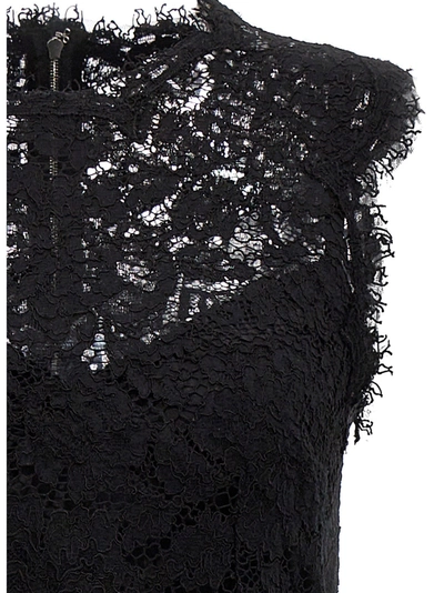 Shop Dolce & Gabbana Lace Dress Dresses Black