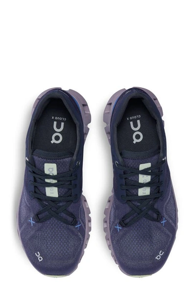 Shop On Cloud X 3 Training Shoe In Midnight/ Her