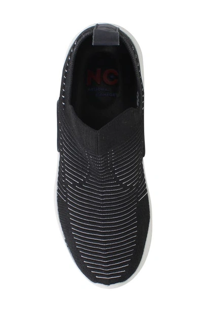 Shop National Comfort Karra Slip-on Sneaker In Black